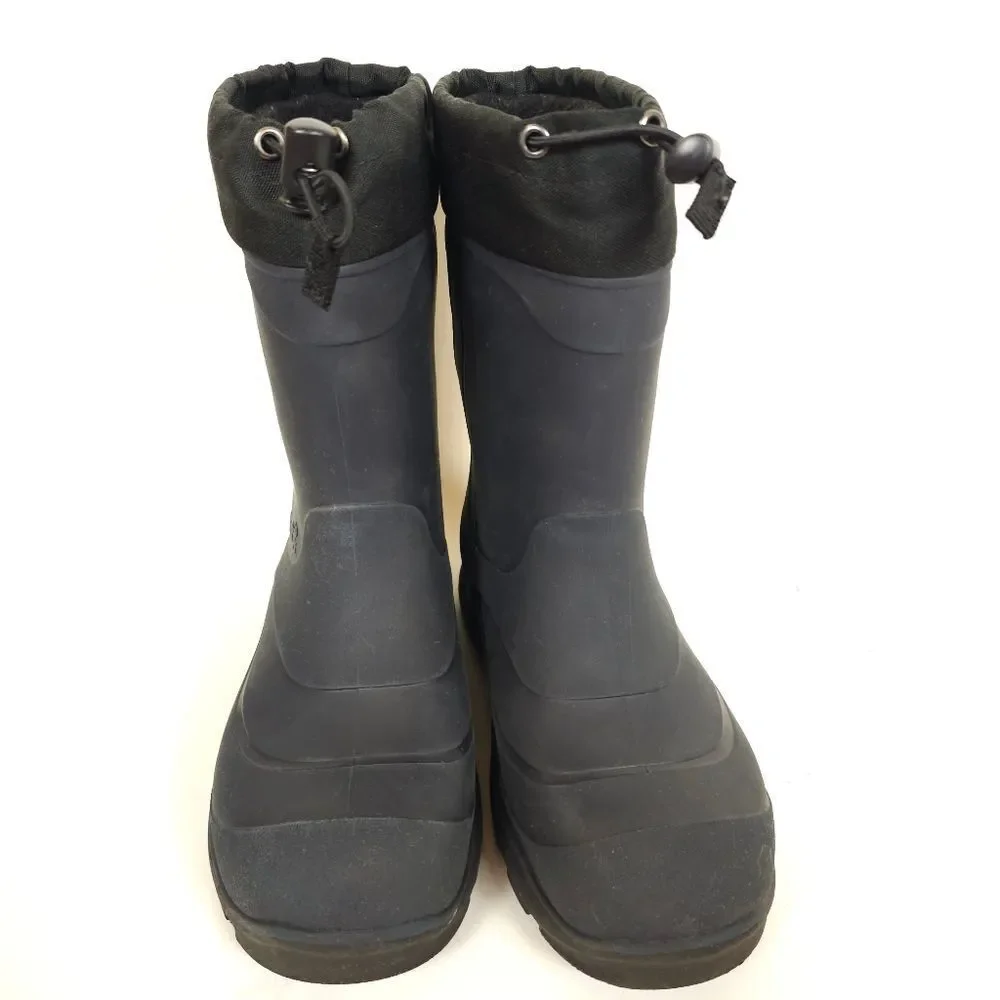 Kamik Footwear Snobuster1 Insulated Snow black Waterproof Rubber Rain Boots Sz 5